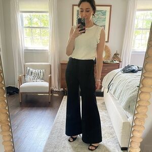 Anthropologie Wide Flare Leg Pants